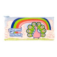 BlueQ, Pencil Pouch, I'm So Casual, 4.25"x8.5"